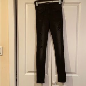 Flying Monkey Black Ripped skinny Jeans